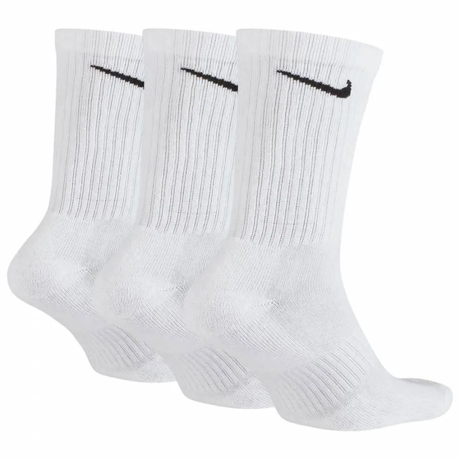 NIKE EVERYDAY CUSHION CREW 3PAIRS SX7664-100 WHITE/WHITE